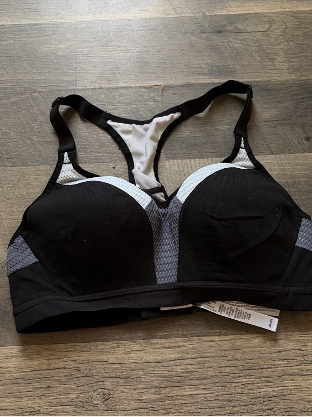 Victoria Sport Incredible Colorblock Maximum Support Racerback Sport Bra 34B